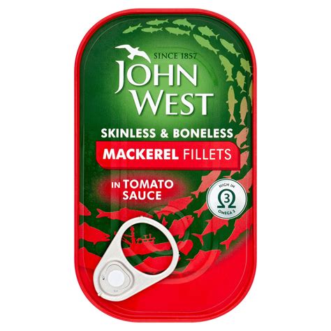 john west mackerel fillets.